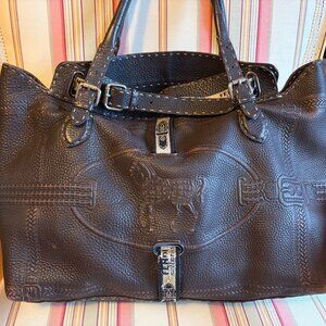 Authentic Fendi (COA) Selleria Villa Borghese Bag/Tote -Make gorgeous statement